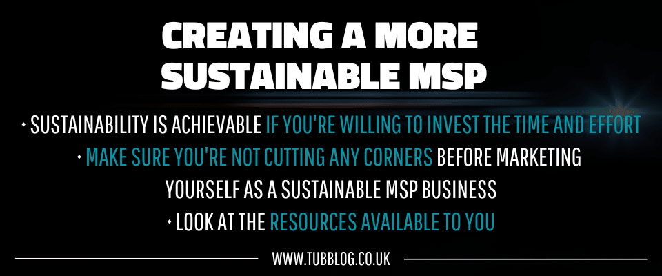 Creating a More Sustainable MSP blog post