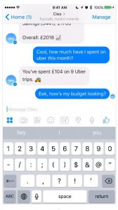 Cleo - Your A.I. friend that looks after your money