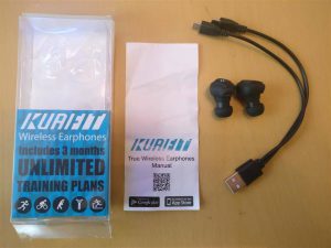 KauiFit K True Wireless earphones with box