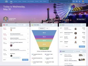 Nimble CRM - Today Page Dashboard