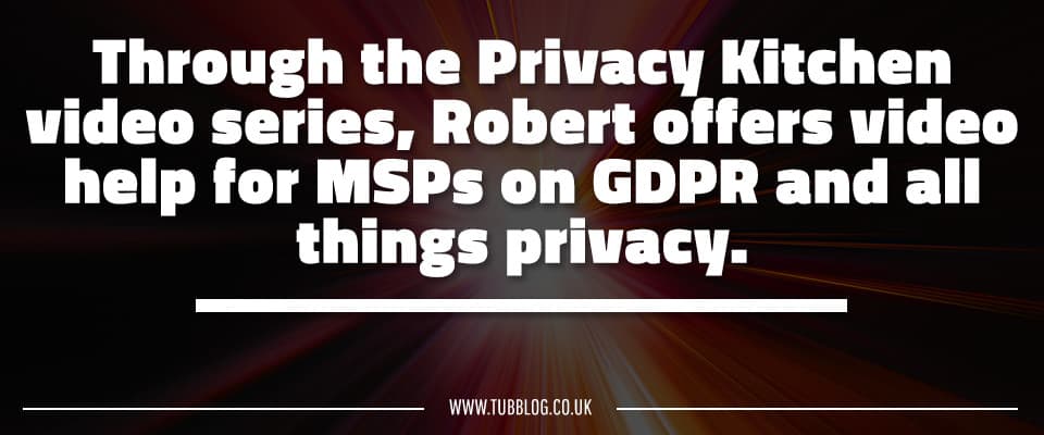 Powerful Video Help for MSPs on GDPR - Privacy Kitchen