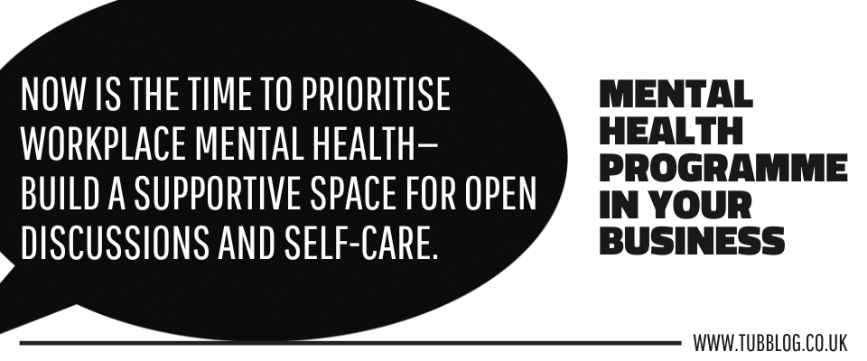 How to Introduce a Mental Health Programme in Your Business