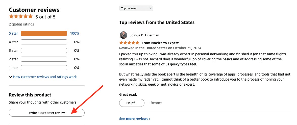 Amazon review