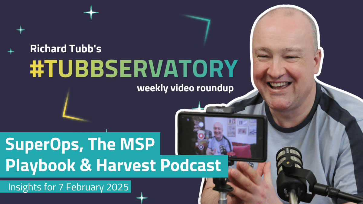 SuperOps, The Ultimate MSP Playbook, and Harvest Podcast image